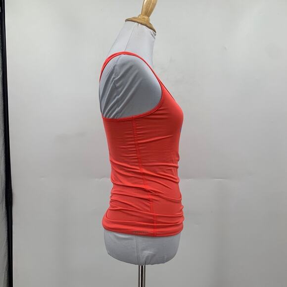 Nike Pro Tank Top Womens XS Extra Small Coral Blue Swoosh Logo Dri Fit Scoop - Picture 3 of 12